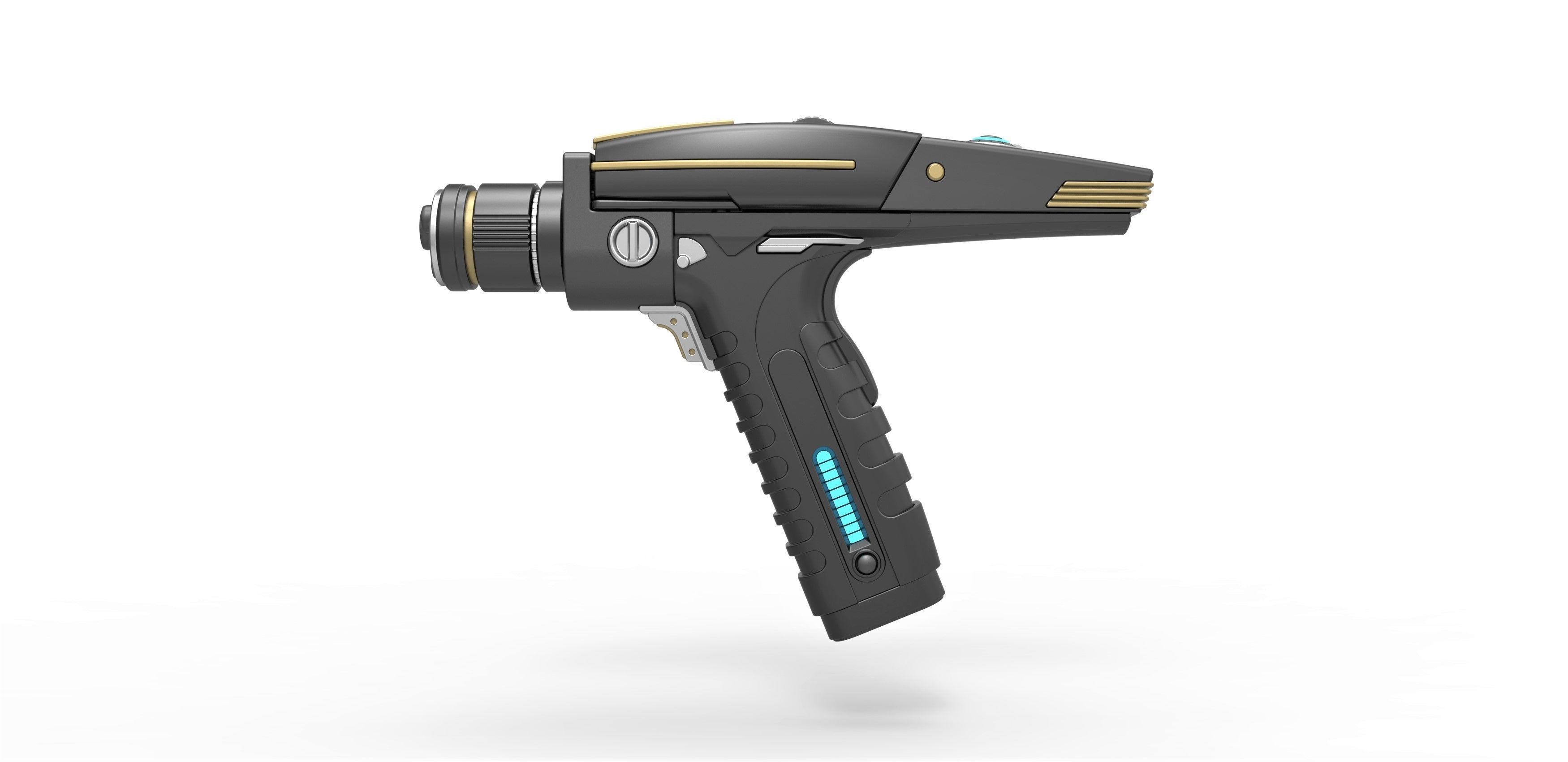 Phaser pistol from Star Trek Discovery TV series 3D model_6