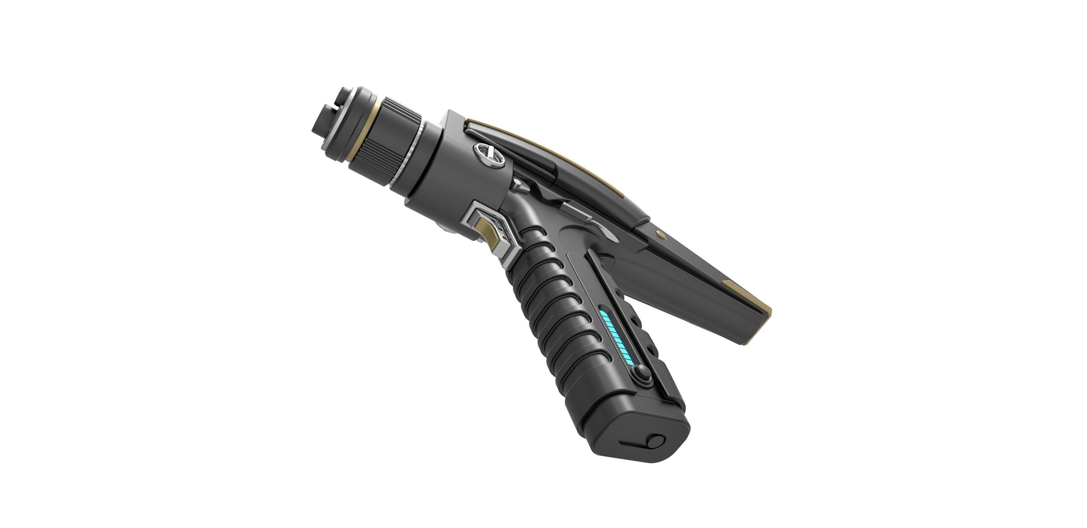 Phaser pistol from Star Trek Discovery TV series 3D model_2