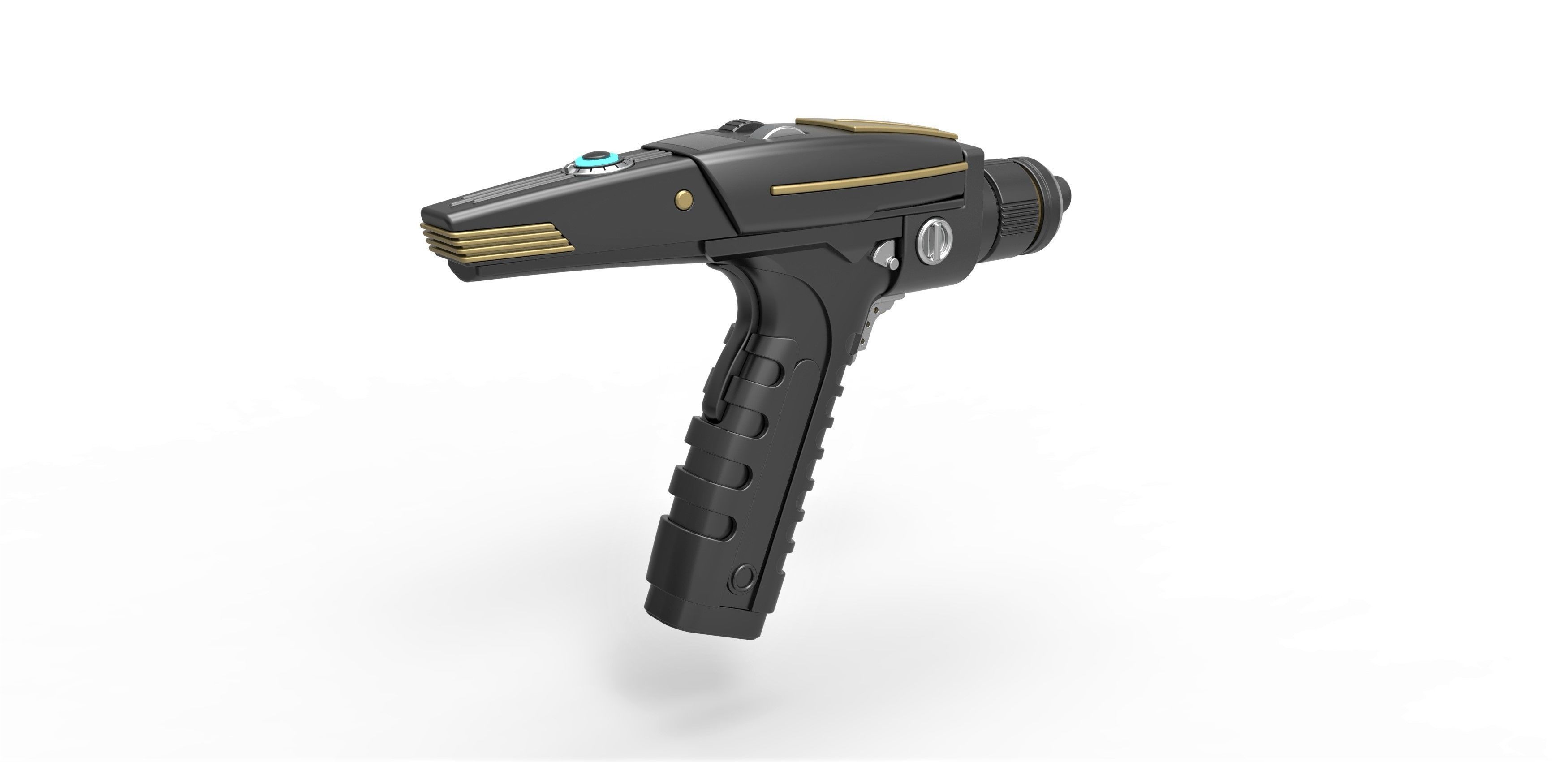Phaser pistol from Star Trek Discovery TV series 3D model_12