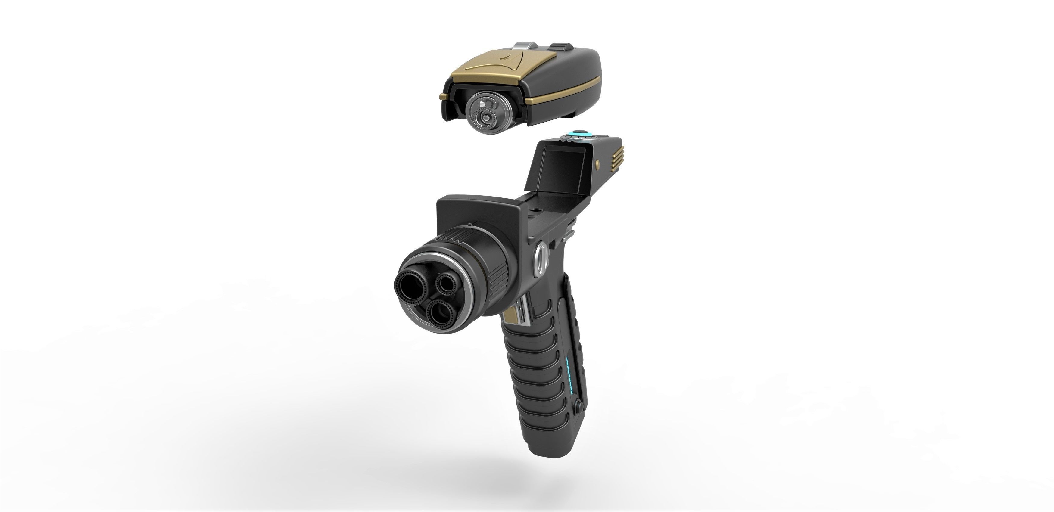 Phaser pistol from Star Trek Discovery TV series 3D model_17