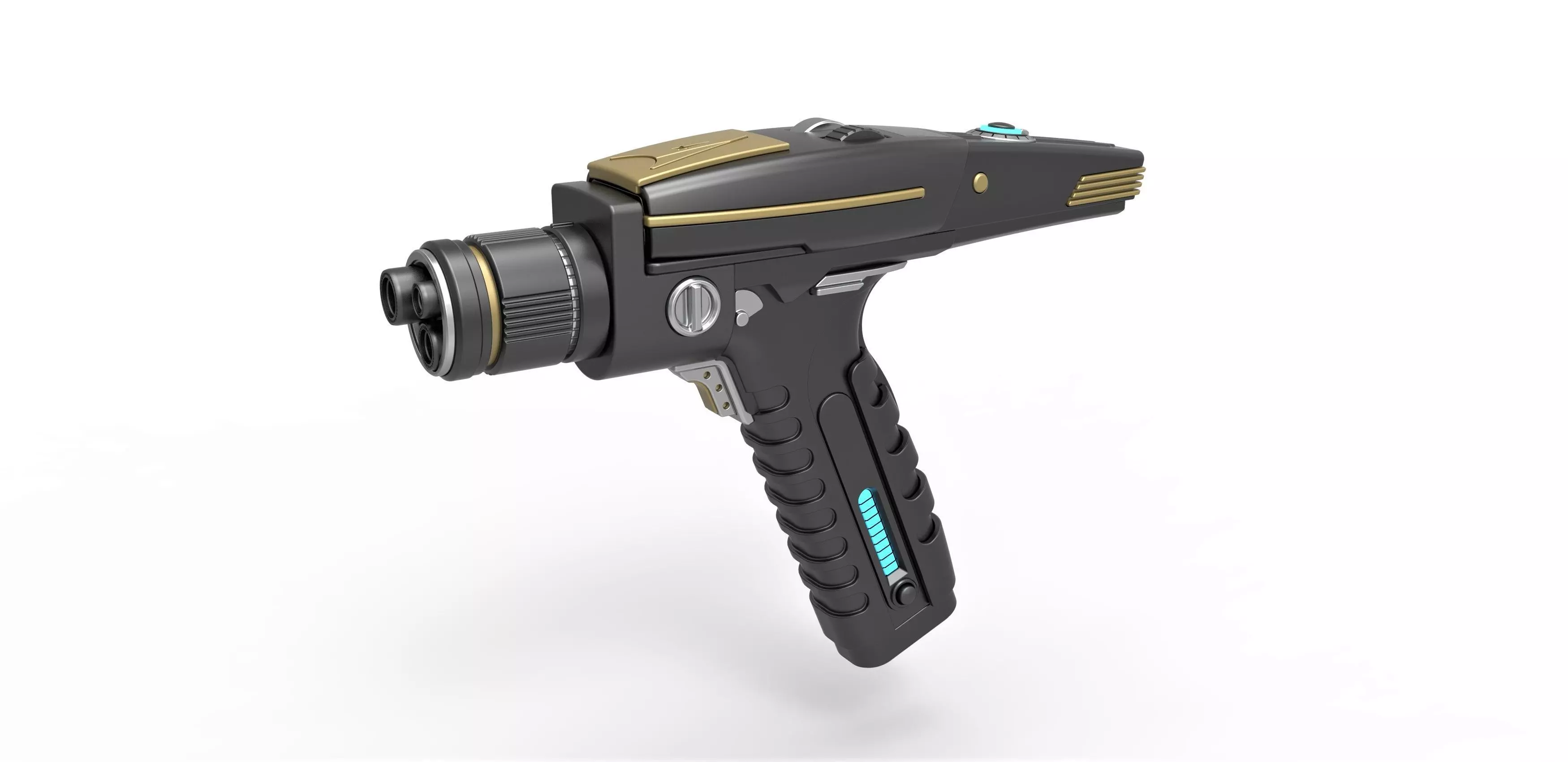 Phaser pistol from Star Trek Discovery TV series 3D model_0