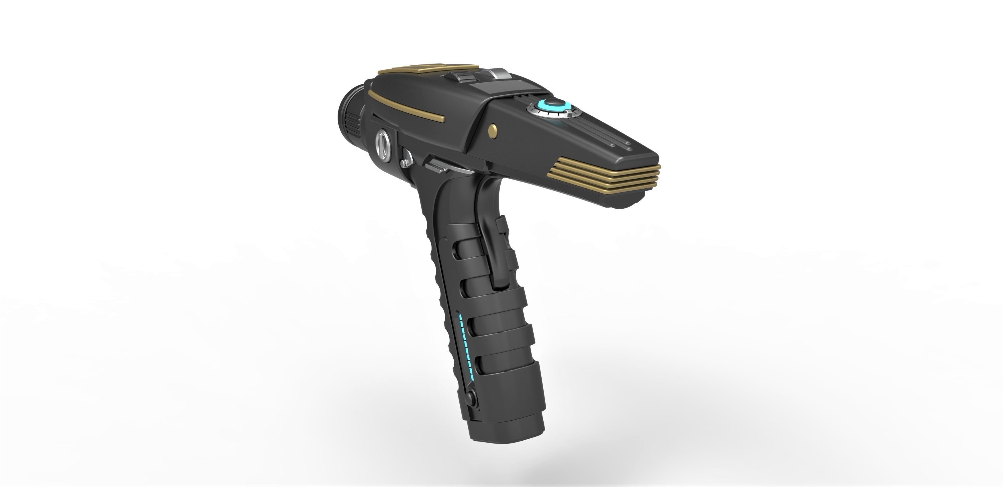 Phaser pistol from Star Trek Discovery TV series 3D model_10