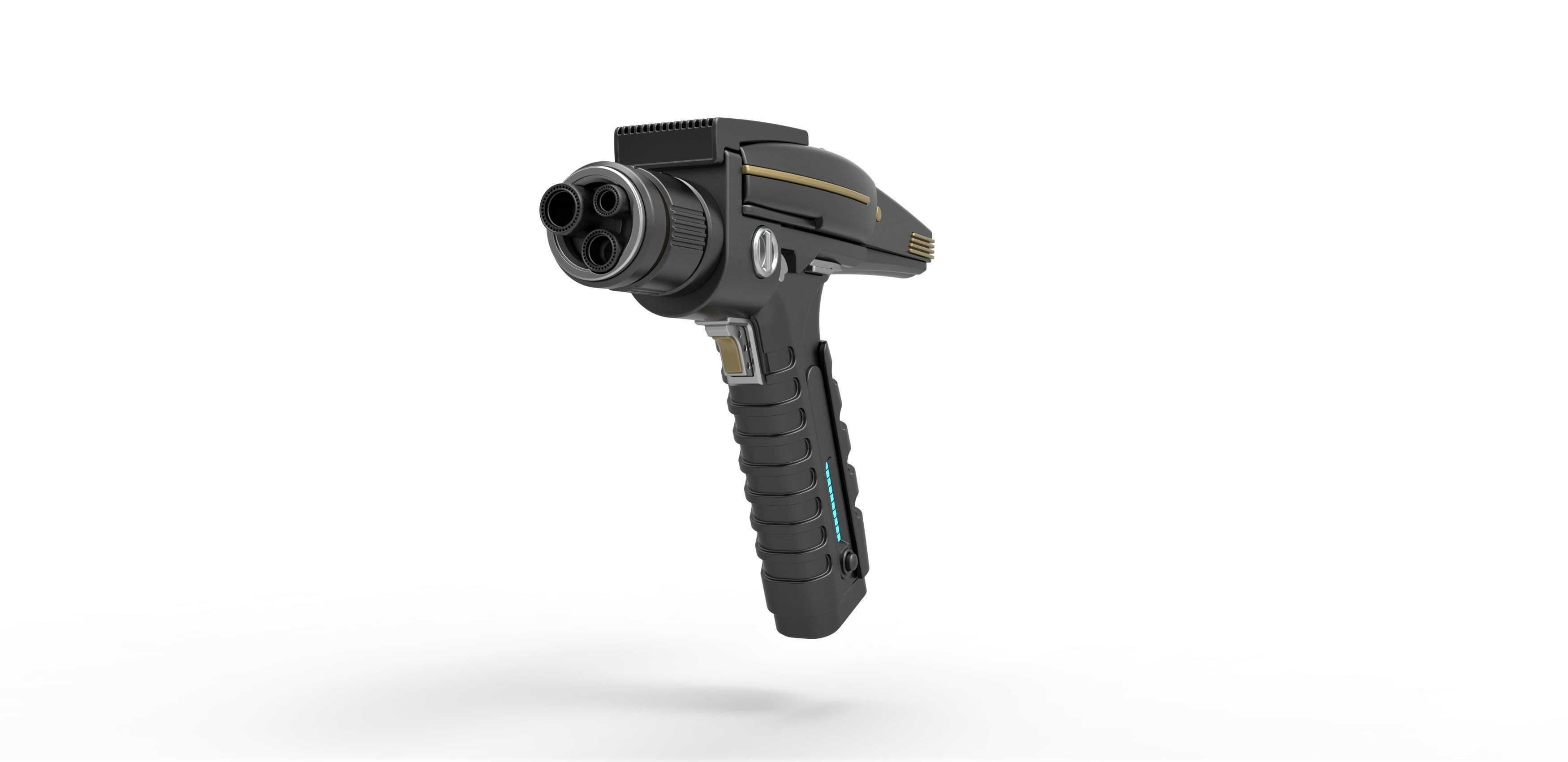 Phaser pistol version 2 from Star Trek Discovery TV series 3D model_4
