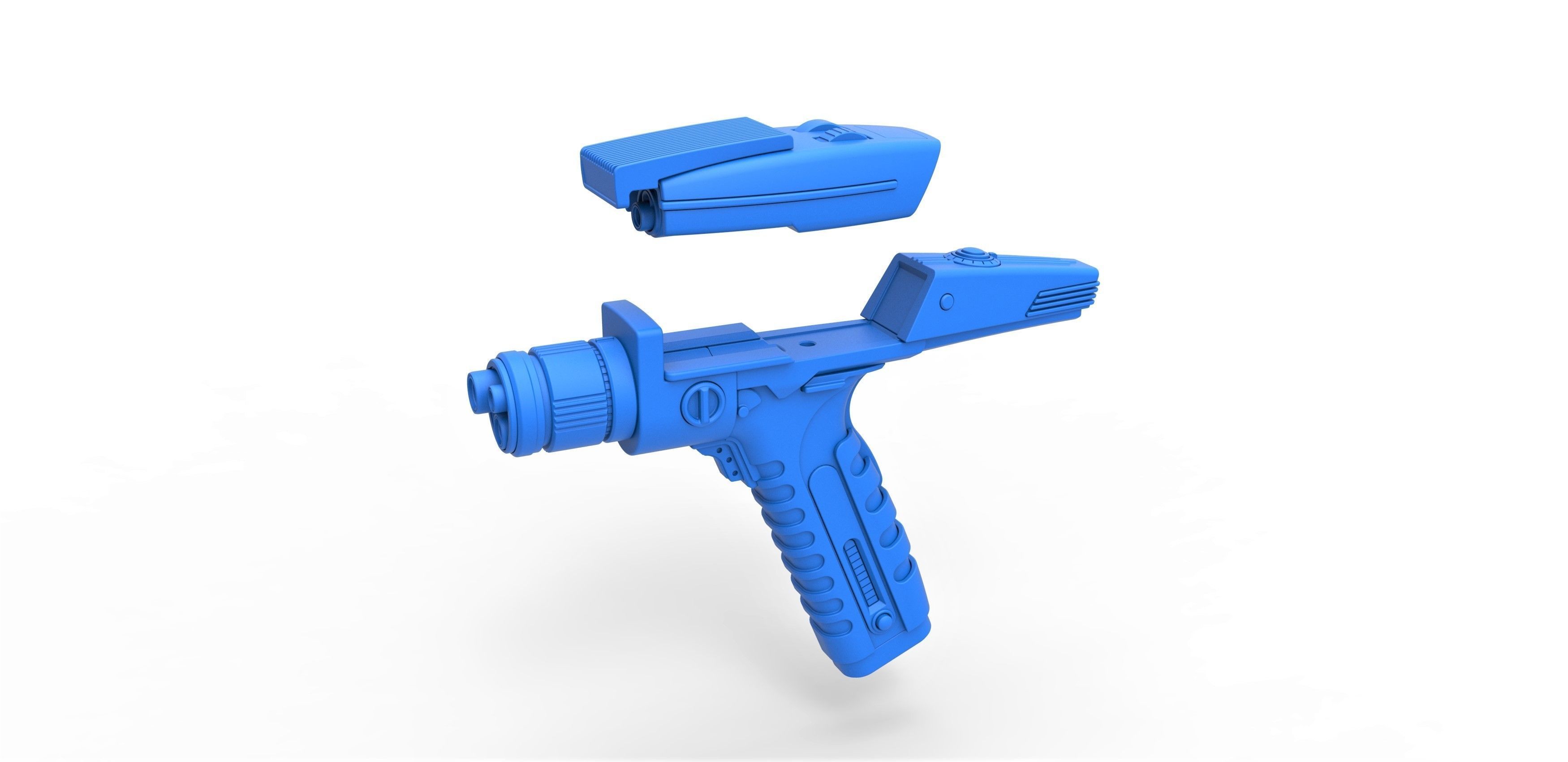 Phaser pistol version 2 from Star Trek Discovery TV series 3D model_29