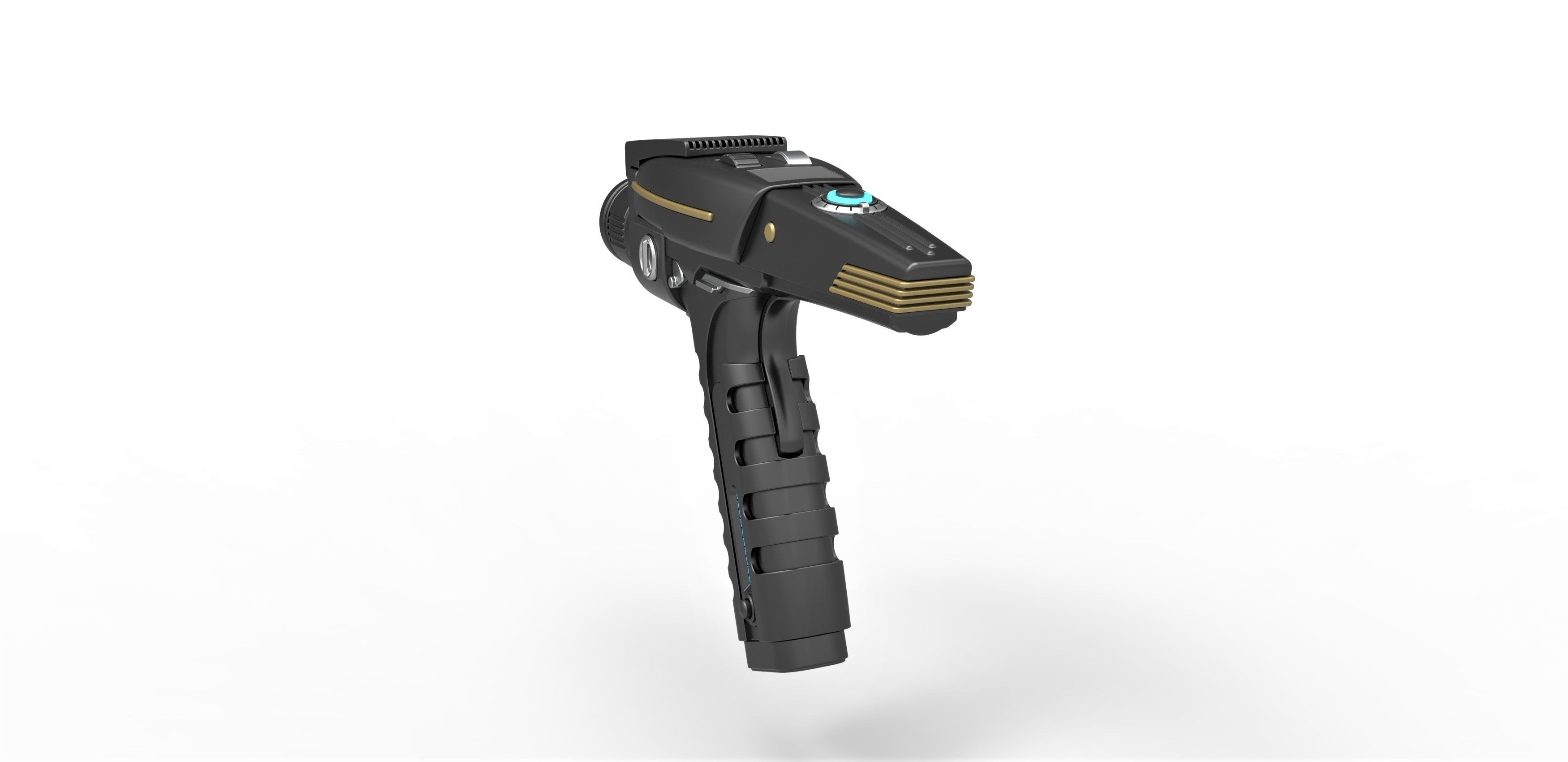 Phaser pistol version 2 from Star Trek Discovery TV series 3D model_10