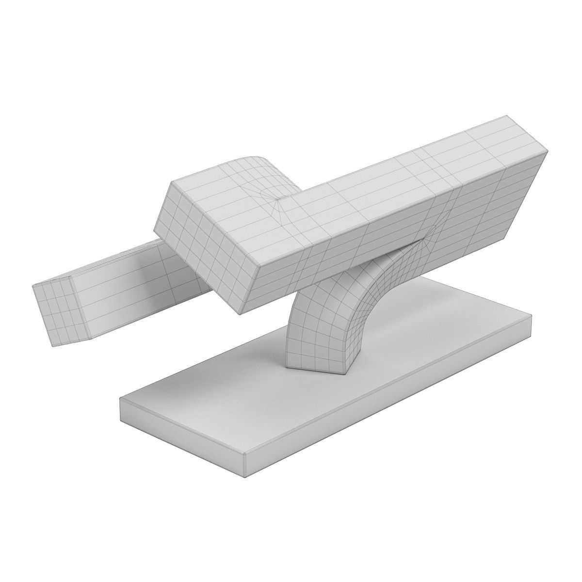 Clement Meadmore Attributed Working Model 3D model_6