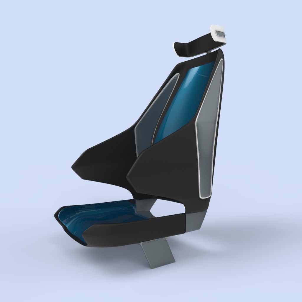 Car seat concept 3D model - Concept Brash 3D model_14