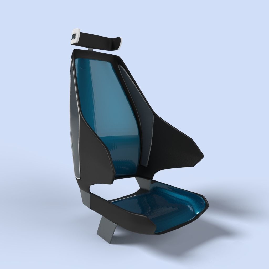 Car seat concept 3D model - Concept Brash 3D model_7