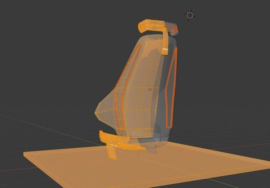 Car seat concept 3D model - Concept Brash 3D model_4