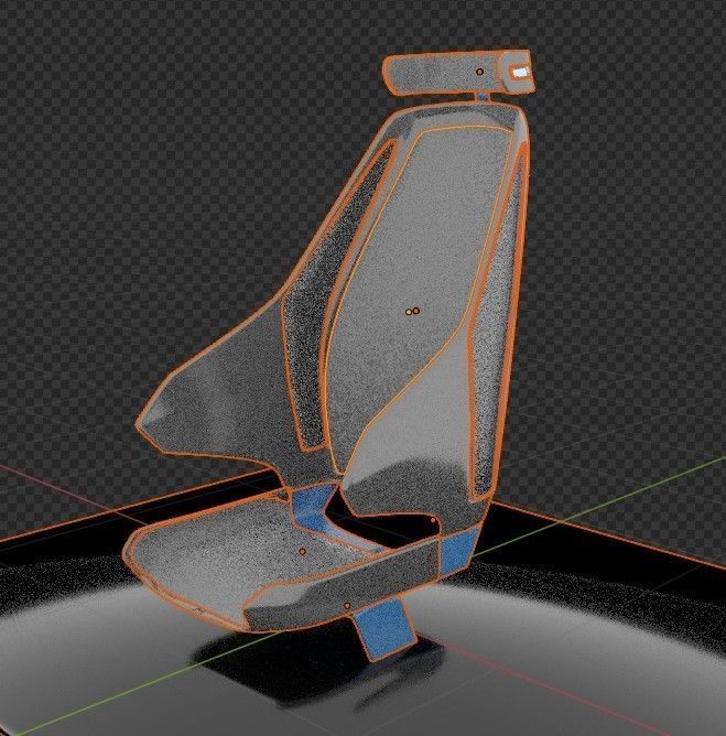 Car seat concept 3D model - Concept Brash 3D model_6