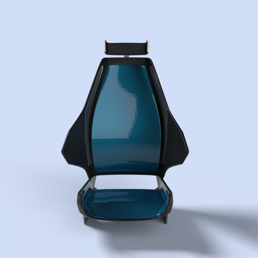 Car seat concept 3D model - Concept Brash 3D model_8