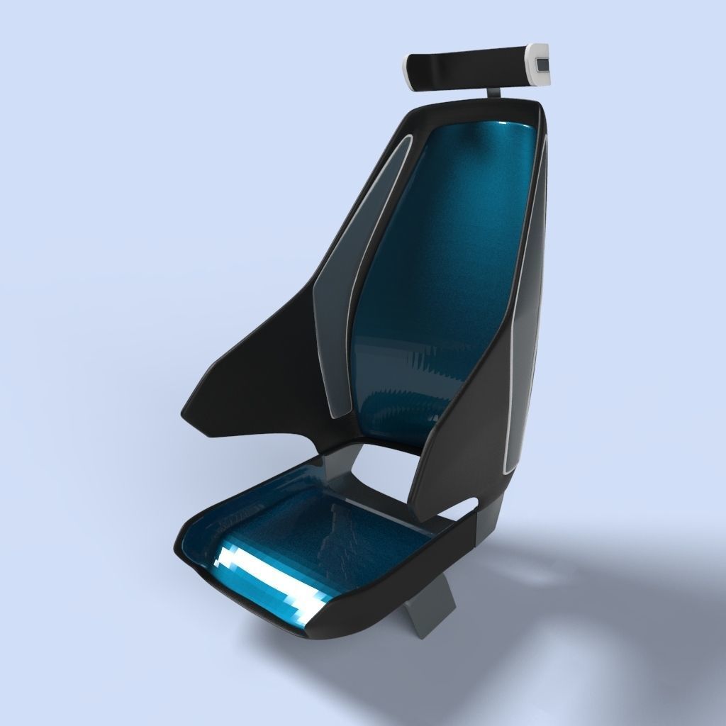 Car seat concept 3D model - Concept Brash 3D model_12
