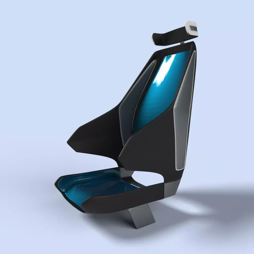 Car seat concept 3D model - Concept Brash 3D model_0