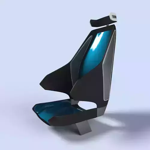 Car seat concept 3D model - Concept Brash