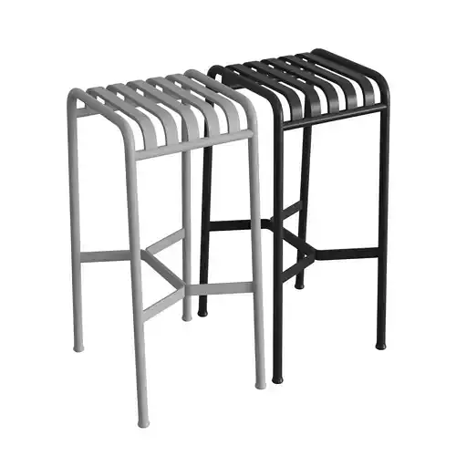 Palissade Bar Stool 3D model