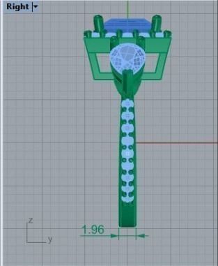 square shape ring 188 3D print model_5