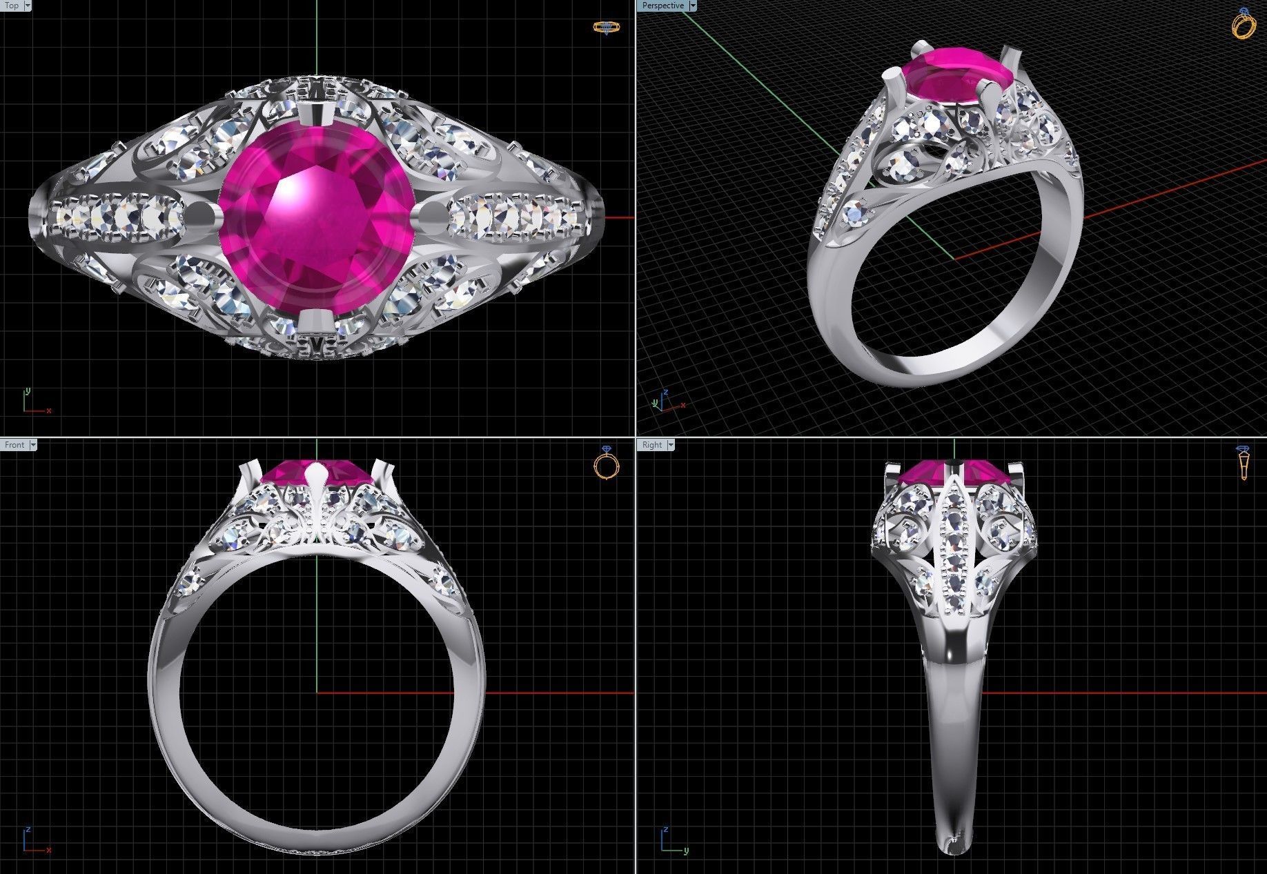 Ring 22 3D print model_7