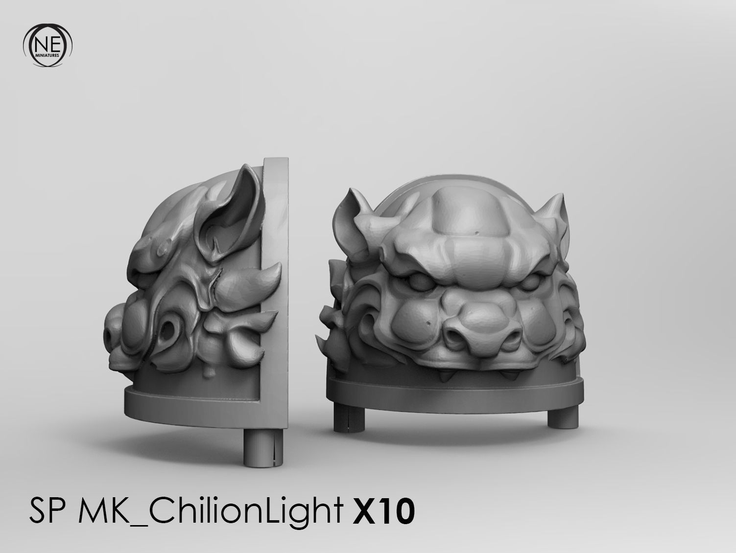 printable space warriors ancient chinese set 3D print model_4