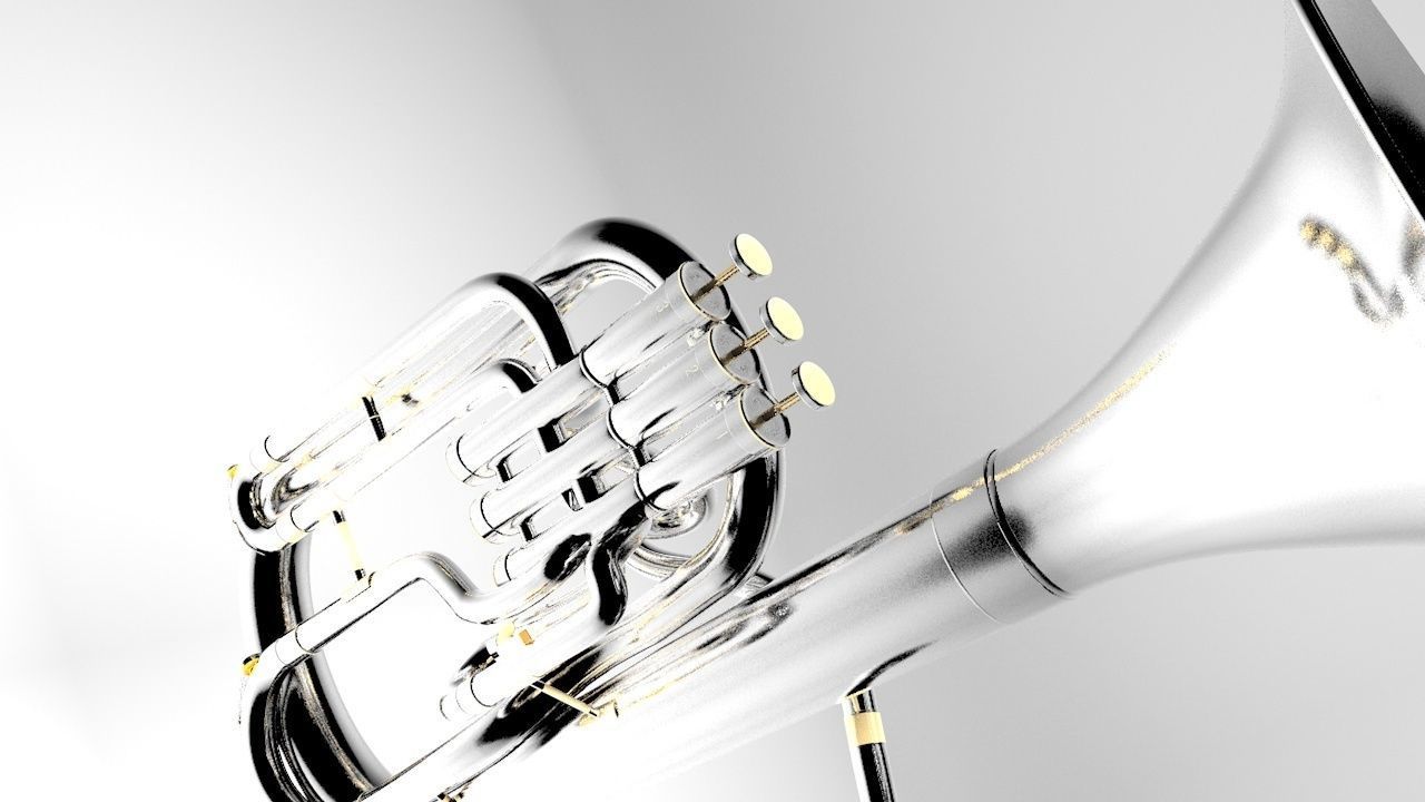 Besson Althoorn Brassinstruments 3d model 3D model_5