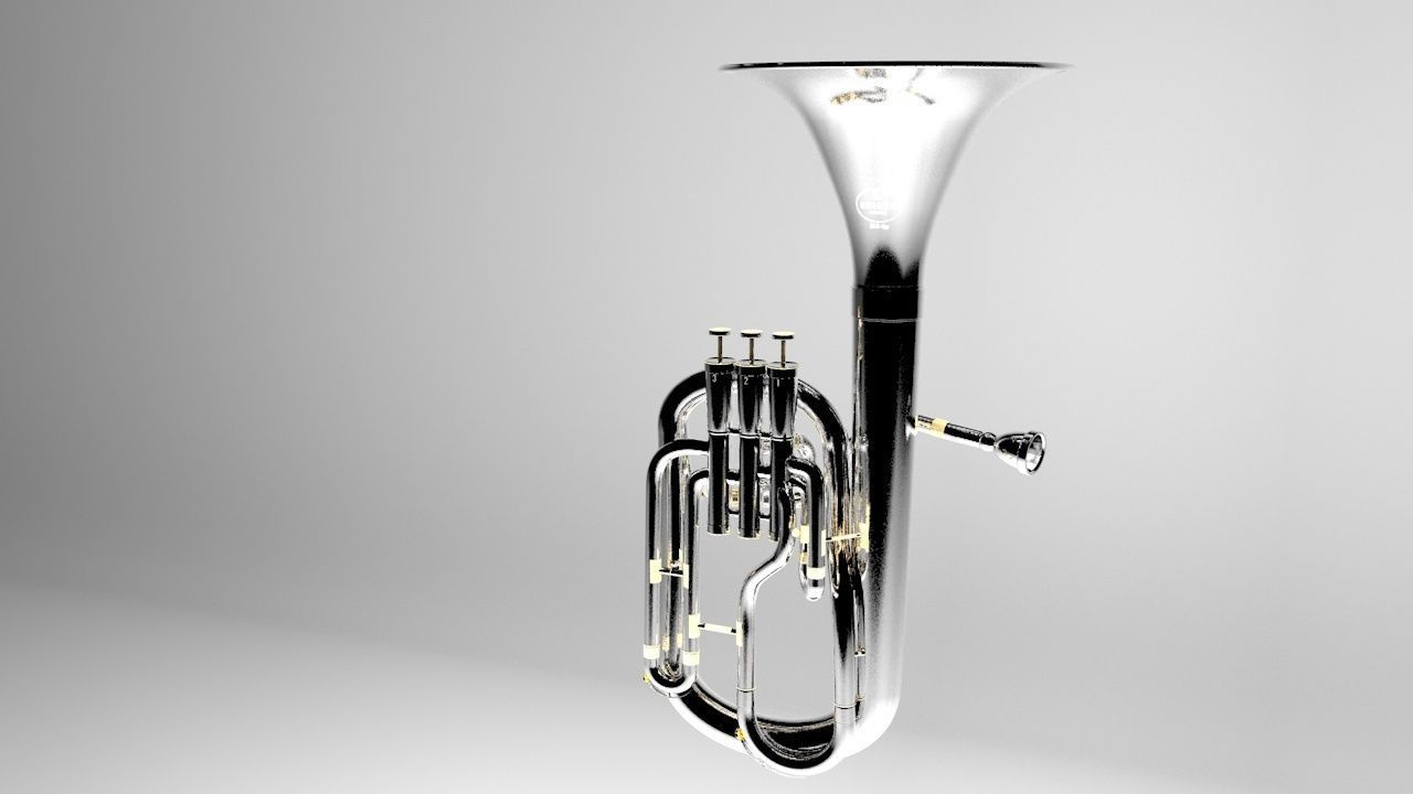 Besson Althoorn Brassinstruments 3d model 3D model_3