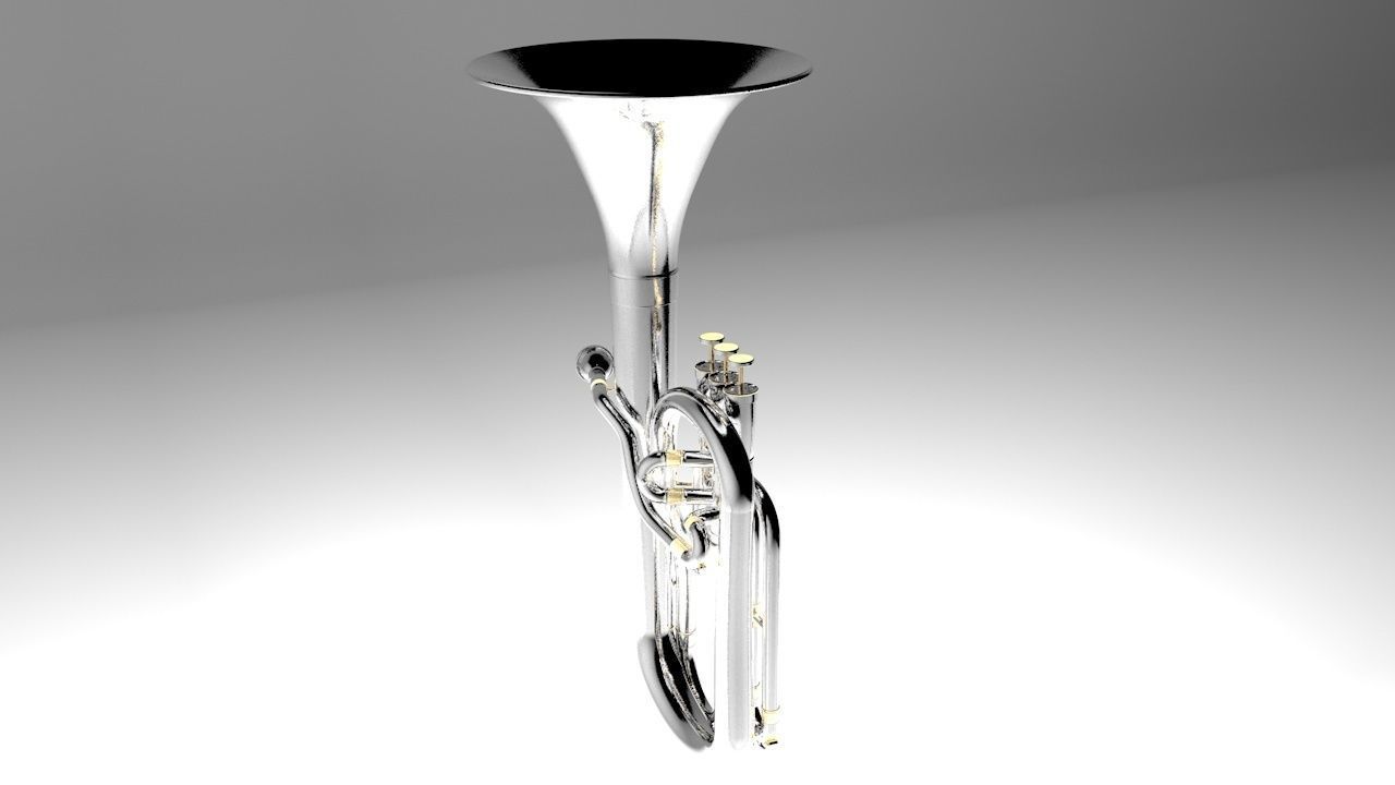 Besson Althoorn Brassinstruments 3d model 3D model_6