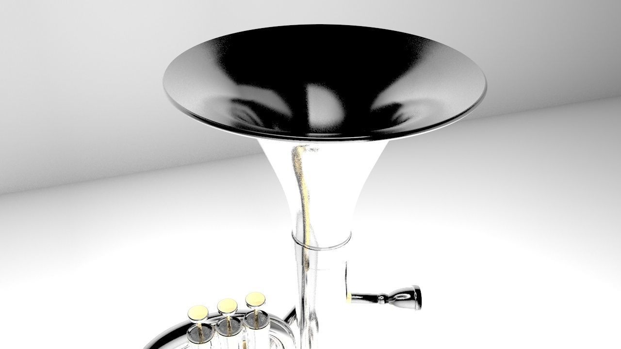 Besson Althoorn Brassinstruments 3d model 3D model_8