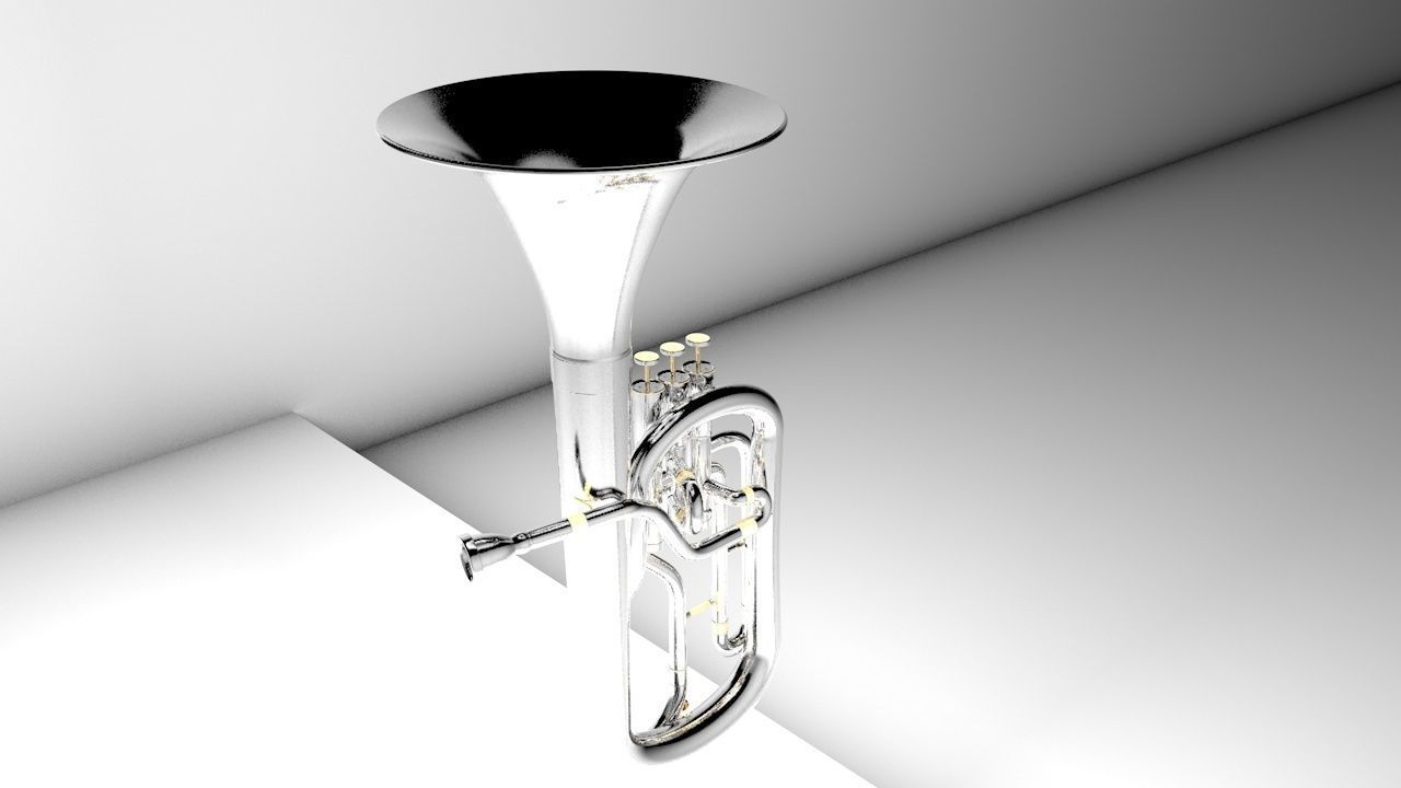 Besson Althoorn Brassinstruments 3d model 3D model_7