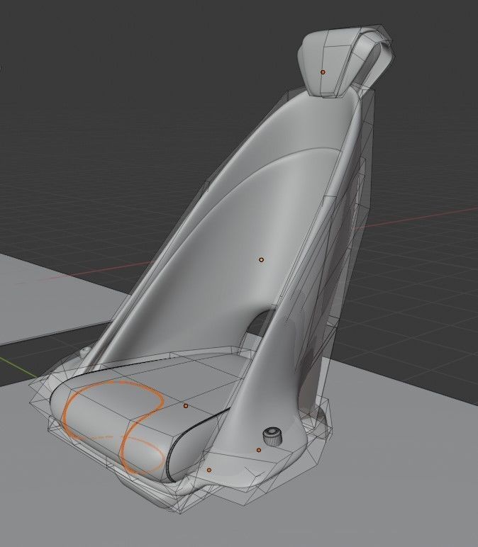 Car seat concept model - The CUDDLE concept 3D model_7