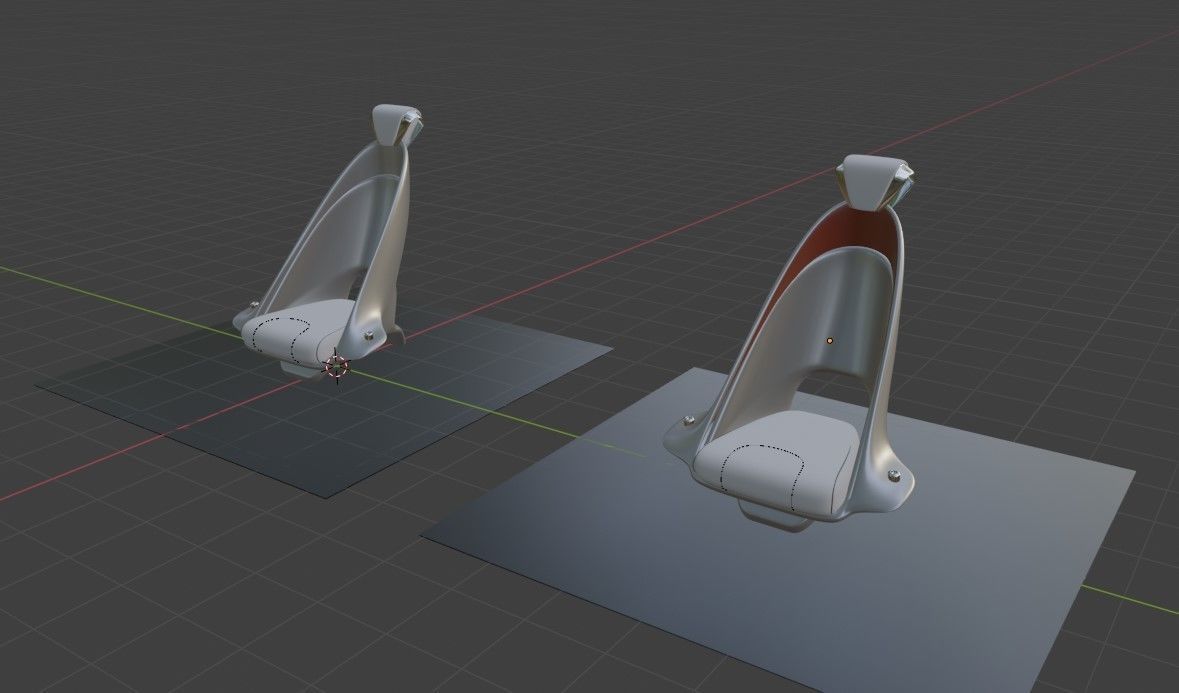 Car seat concept model - The CUDDLE concept 3D model_4