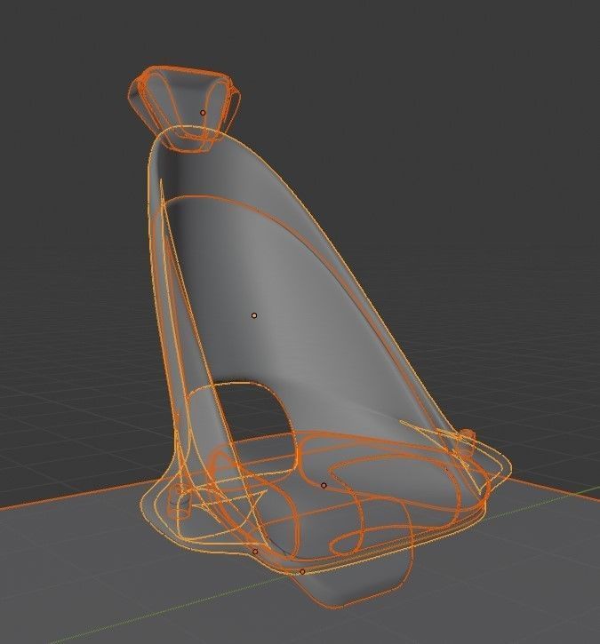 Car seat concept model - The CUDDLE concept 3D model_6