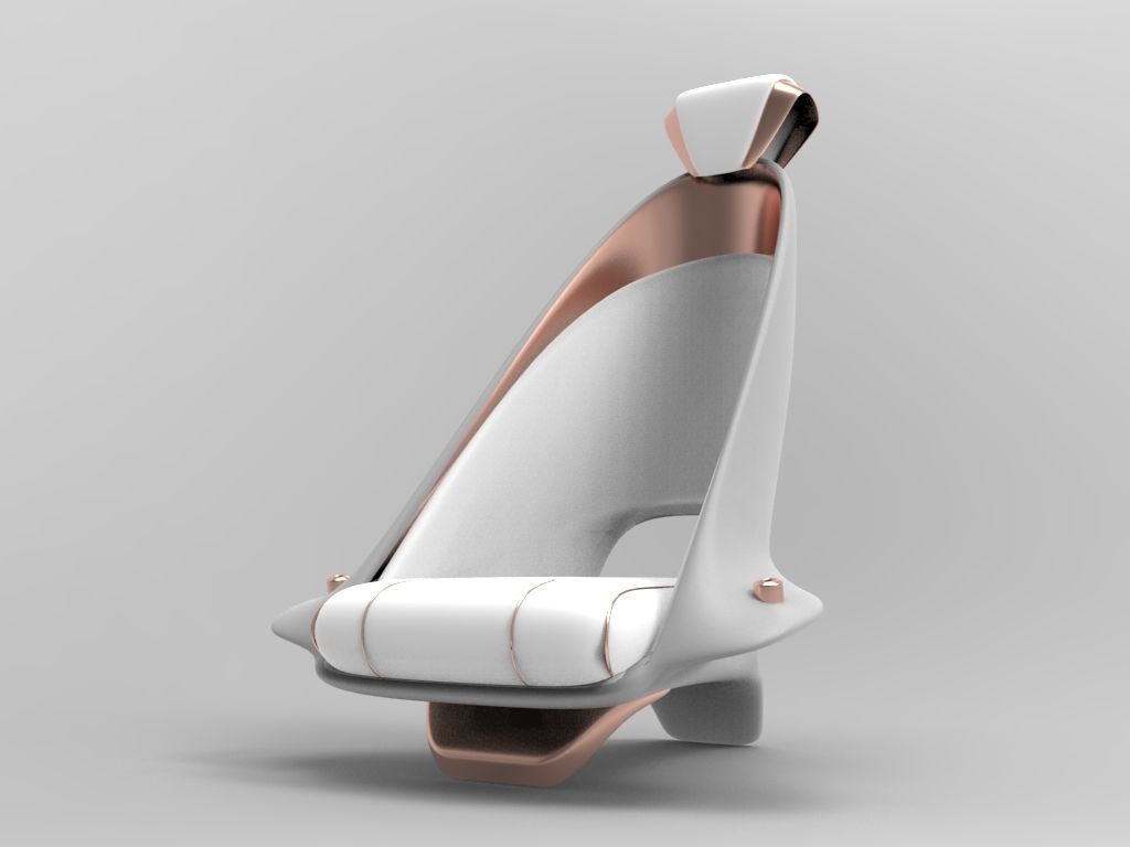 Car seat concept model - The CUDDLE concept 3D model_2