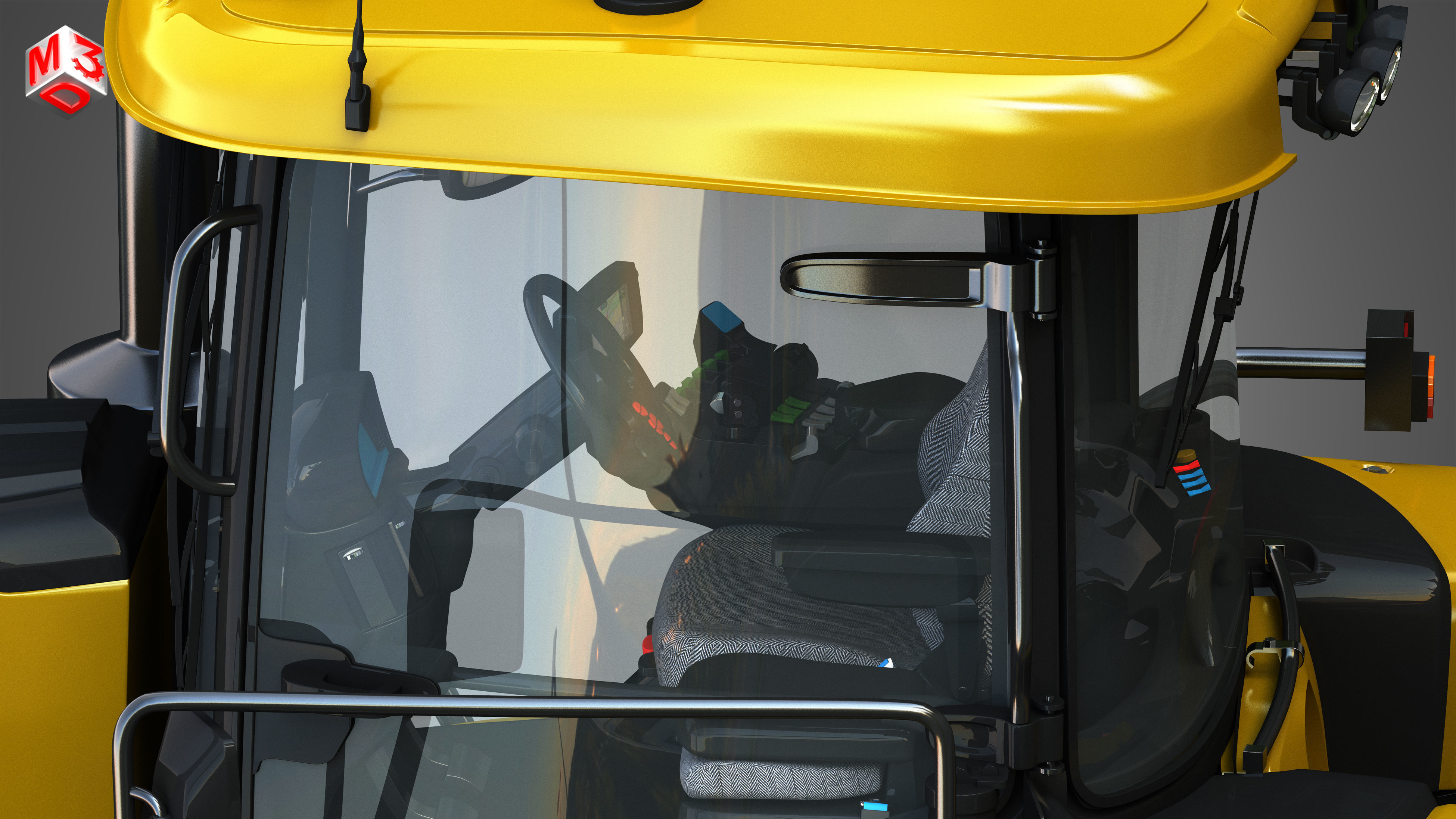 Challenger - MT700E Tractor 3D model_11