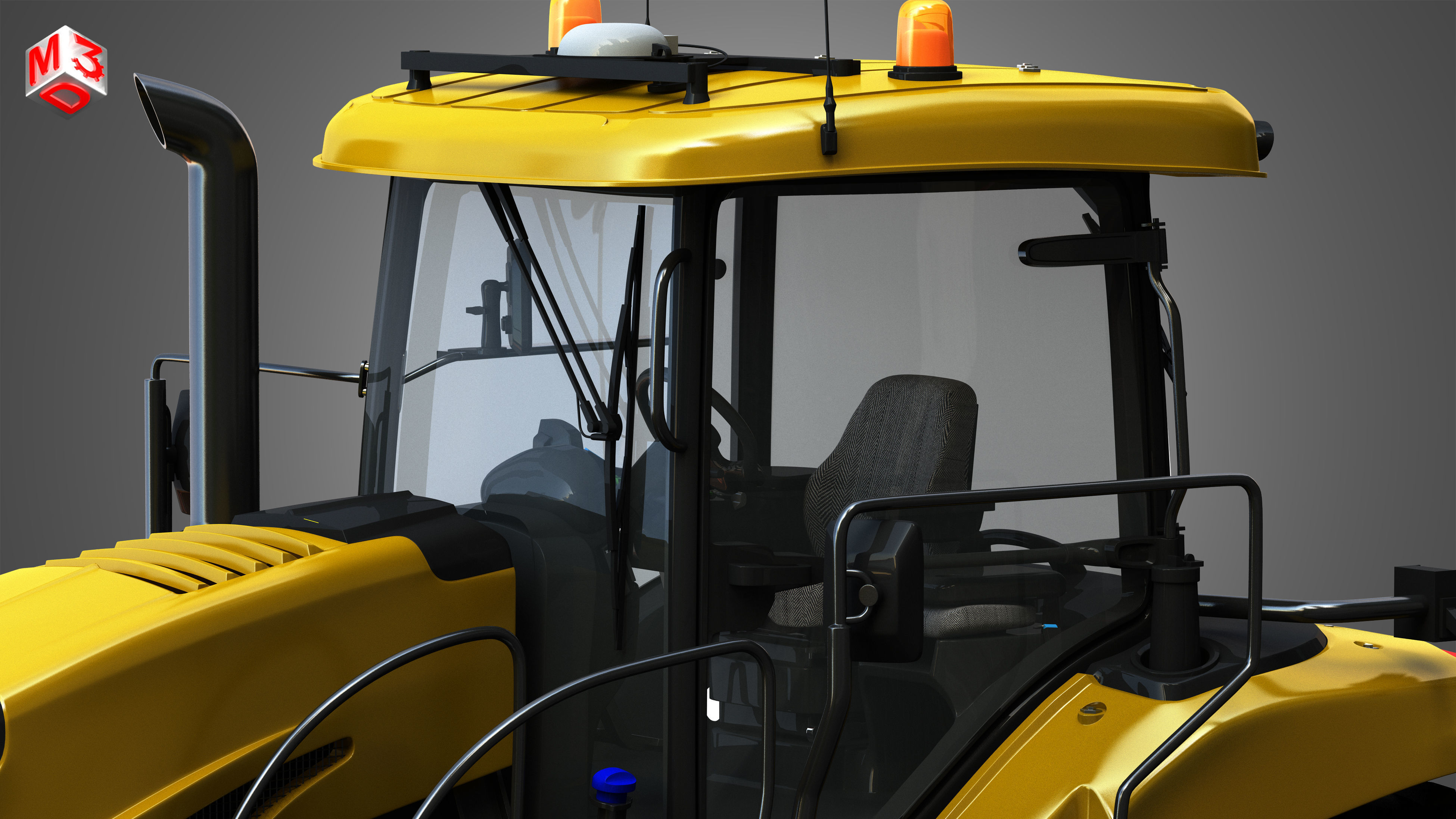 Challenger - MT700E Tractor 3D model_9