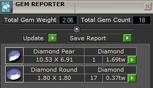 pear shape halo pendant  197 3D print model_2