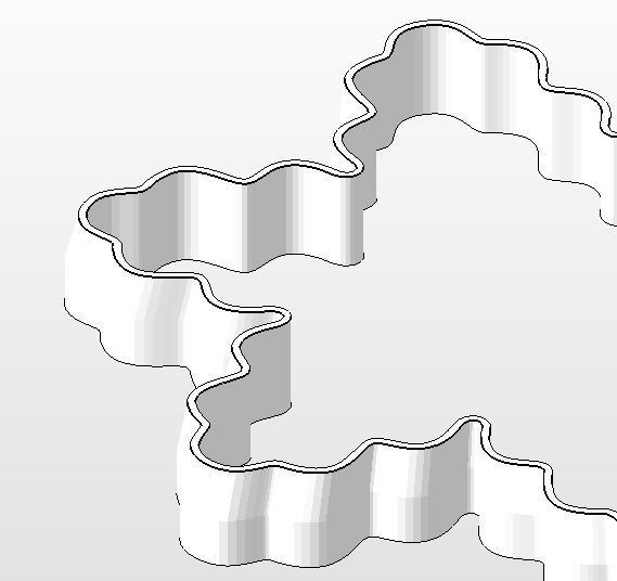Minimalistic Snowflake Cookie Cutter Printable Free 3D print model_5