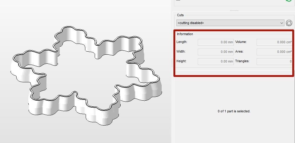 Minimalistic Snowflake Cookie Cutter Printable Free 3D print model_9