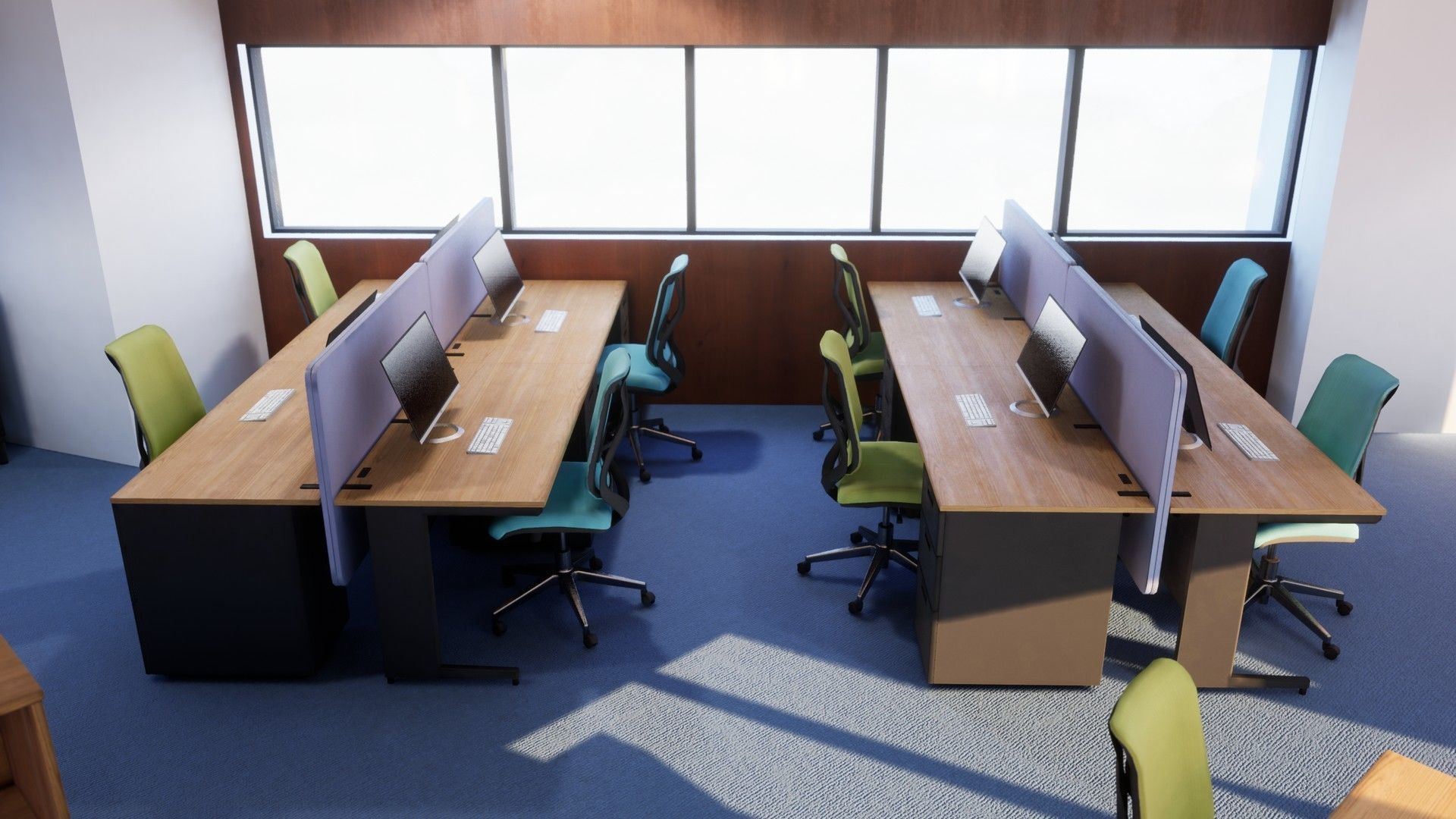 Modern Office Pack - Over 200 asset variations Low-poly 3D model_2