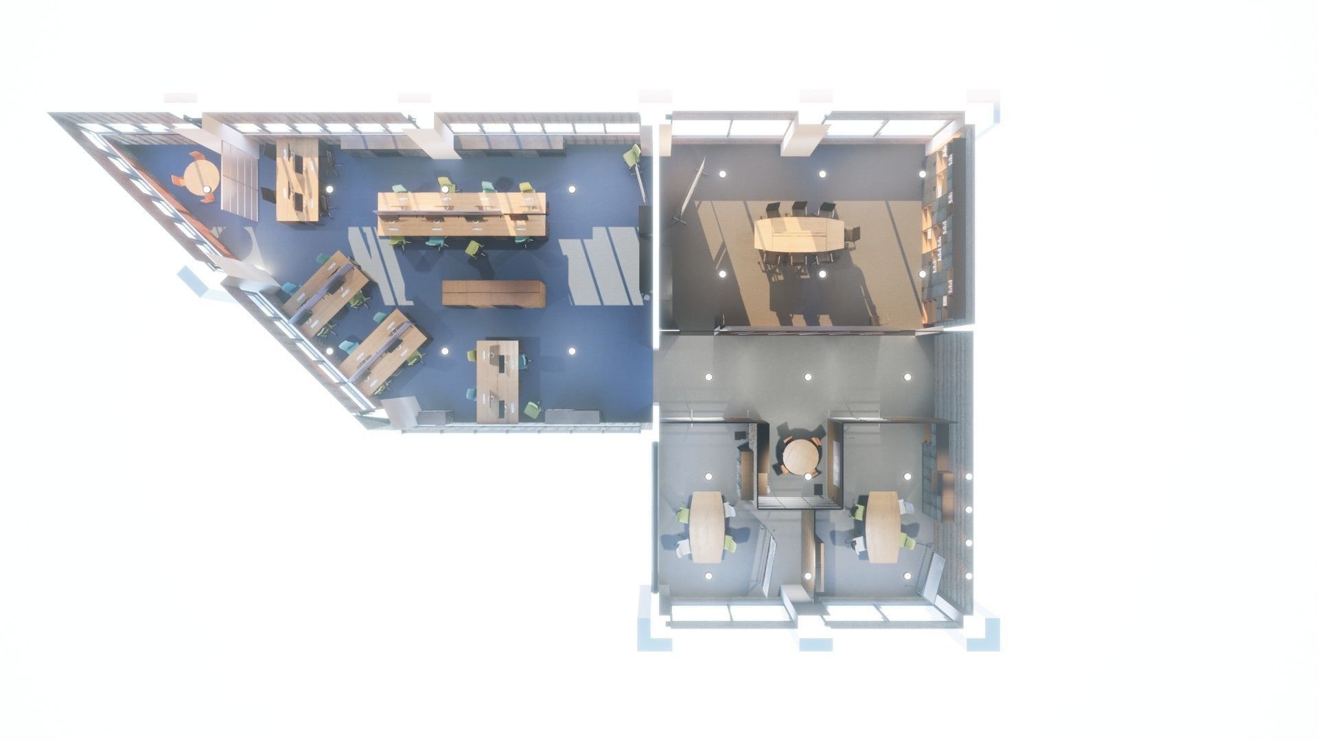 Modern Office Pack - Over 200 asset variations Low-poly 3D model_11