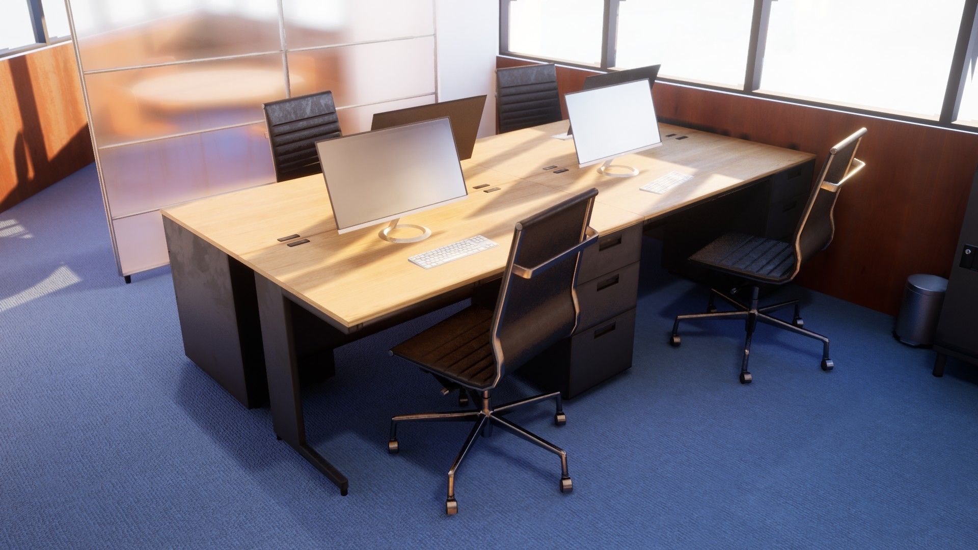 Modern Office Pack - Over 200 asset variations Low-poly 3D model_5