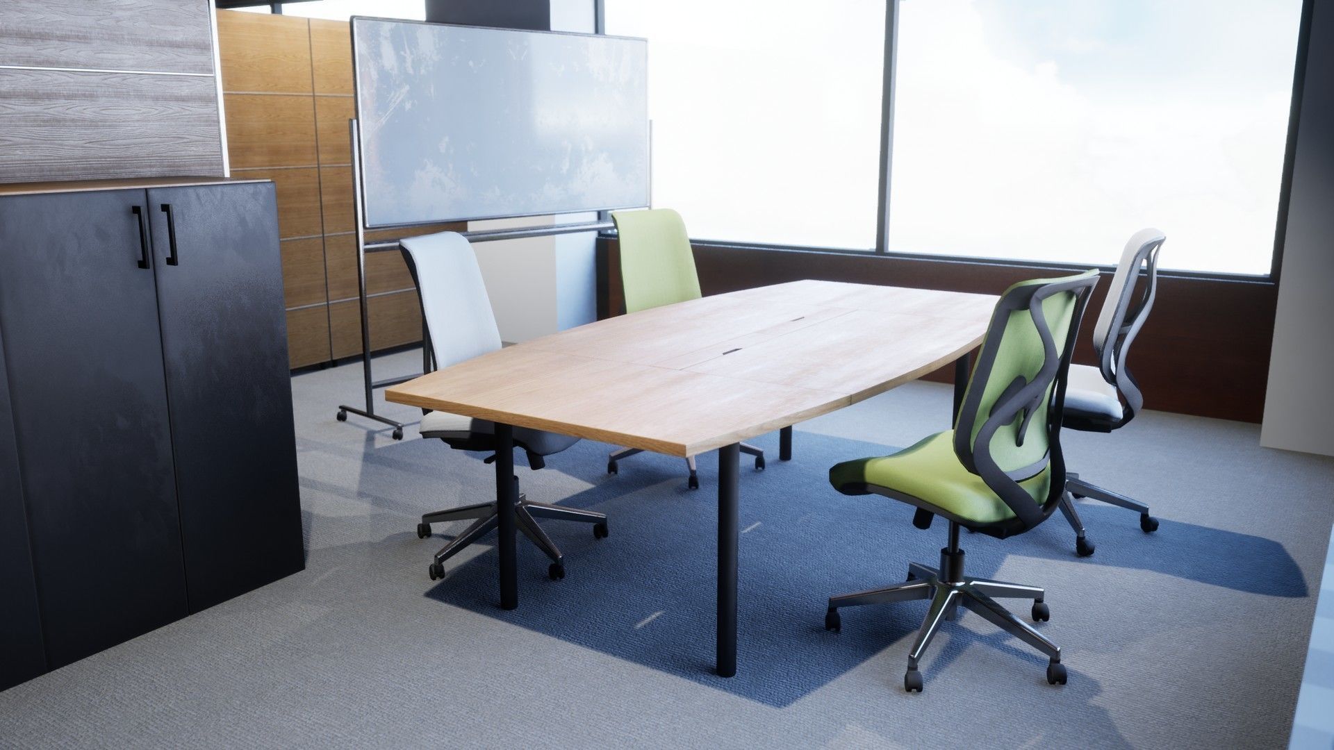 Modern Office Pack - Over 200 asset variations Low-poly 3D model_9