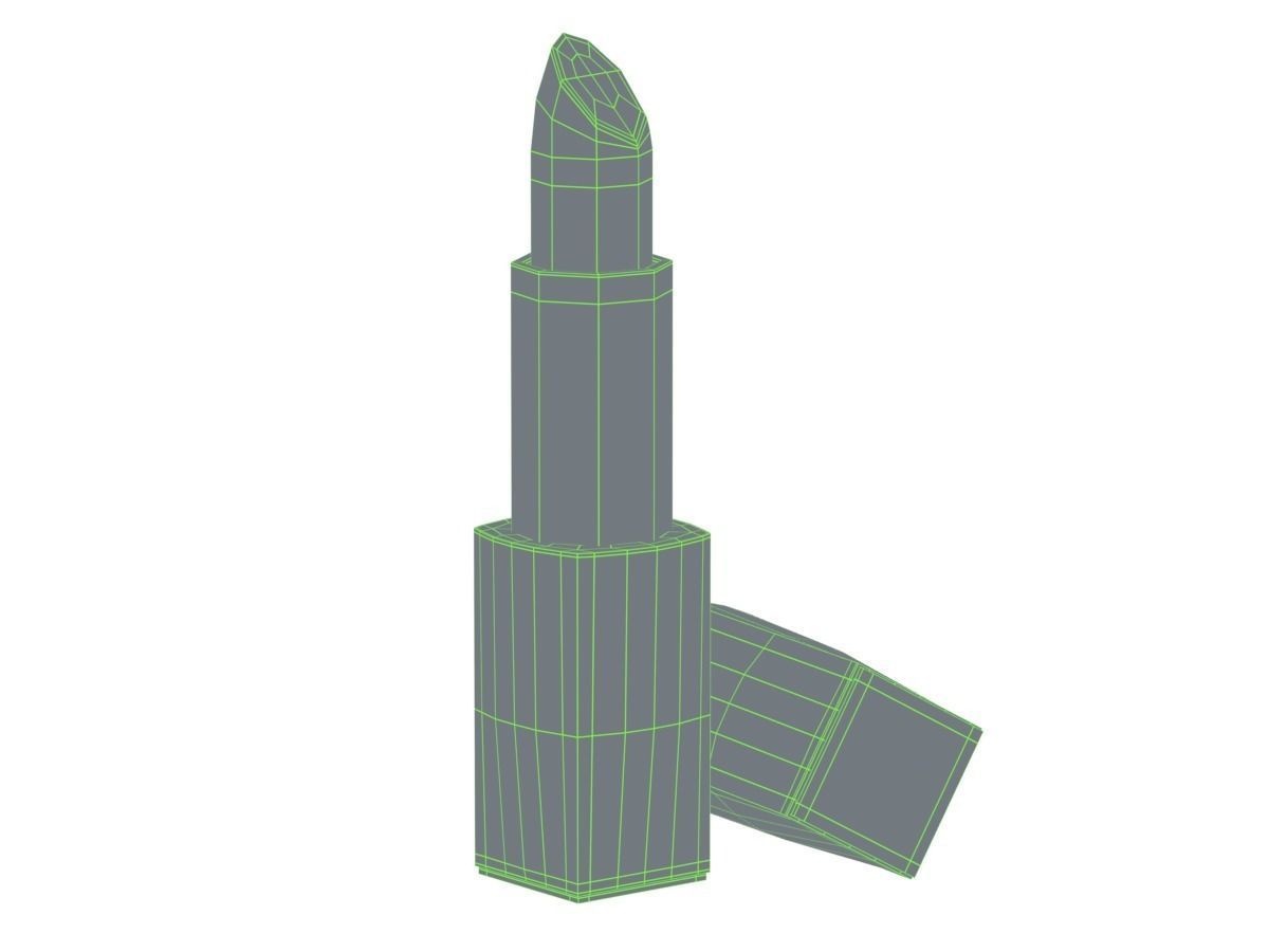 Lipstick 3D model_2