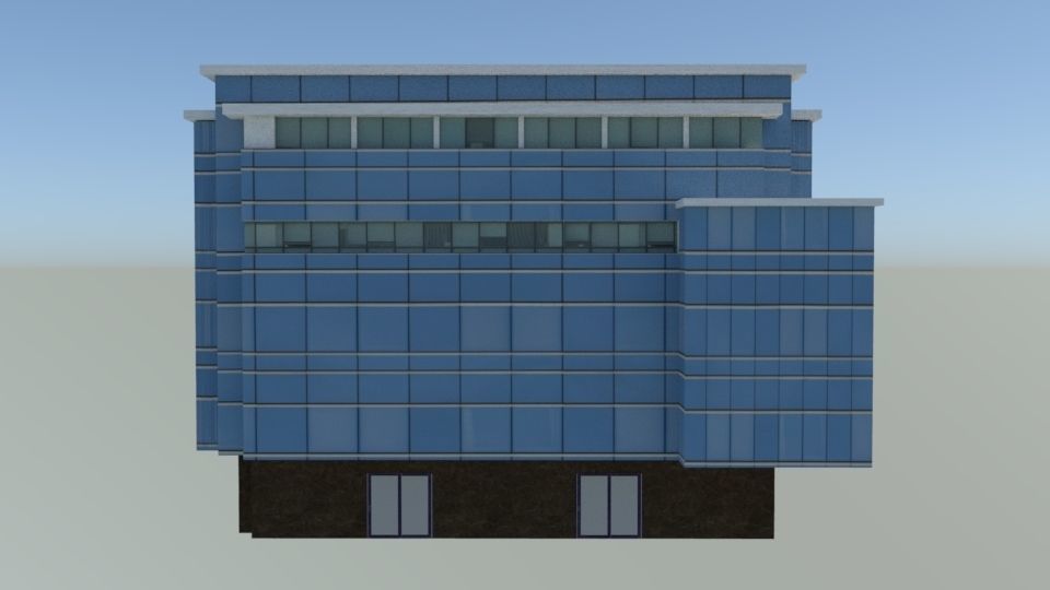 Office Building 3D model_5