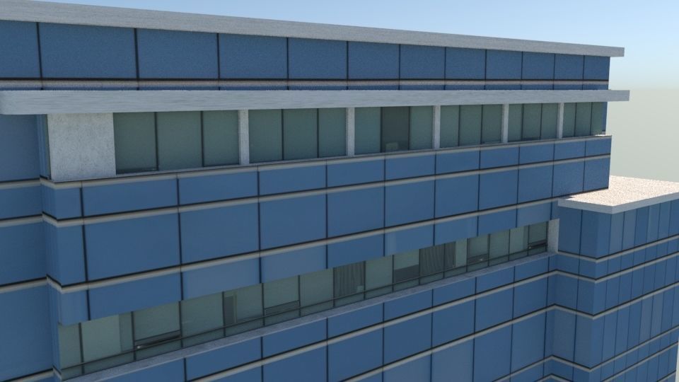 Office Building 3D model_6