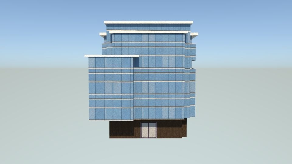 Office Building 3D model_4