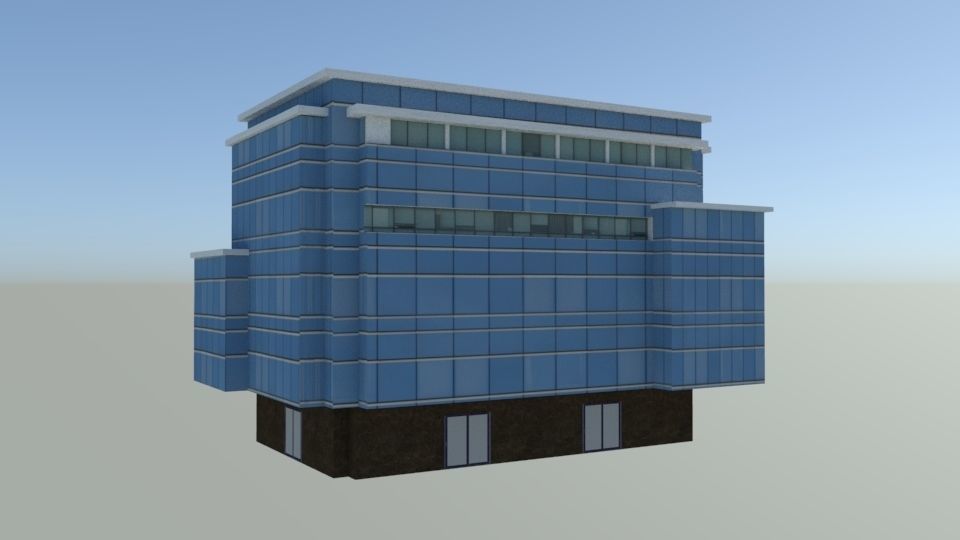 Office Building 3D model_2