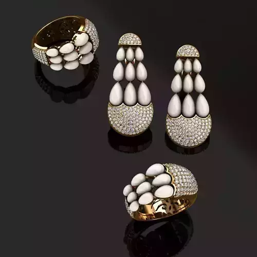 Ring and Earrings 