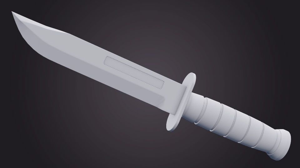 Melee Pack Low-poly 3D model_8