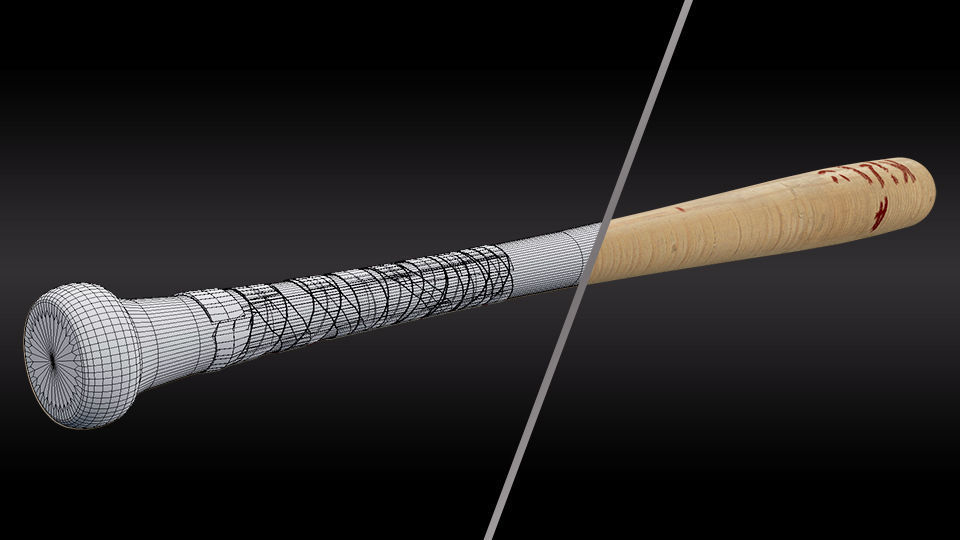 Melee Pack Low-poly 3D model_16