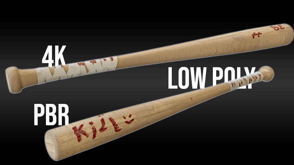 Melee Pack Low-poly 3D model_14