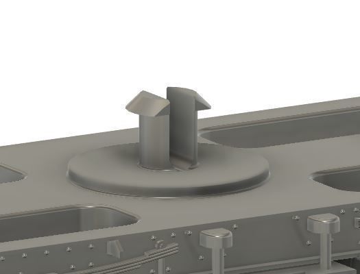 OO Hornby MK1 Coach Bogie NEM Socket to fit older Hornby Coaches 3D print model_3